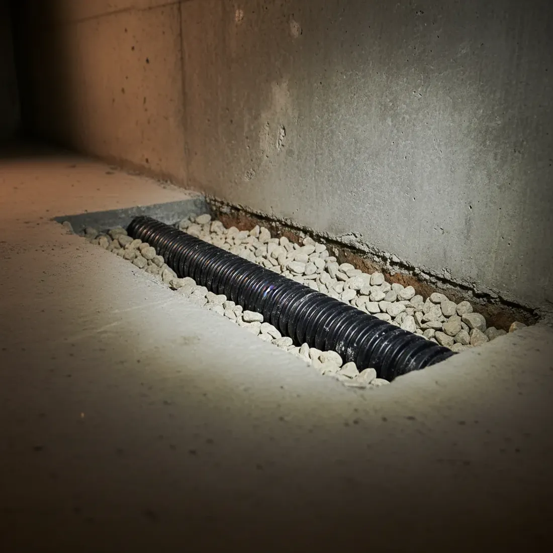 Interior Drain System in Chilliwack